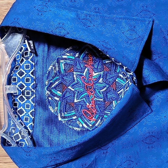 Robert Graham DXL 5xl Navy long sleeve - Picture 2 of 5